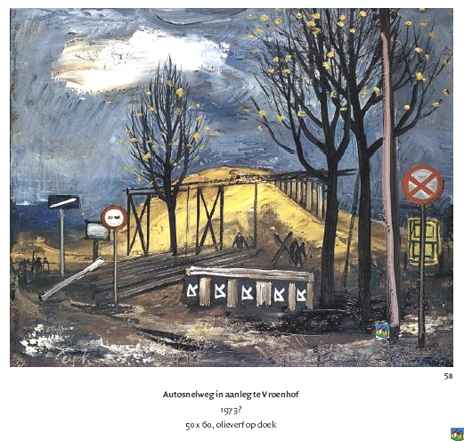 Autosnelweg in aanleg te Vroenhof